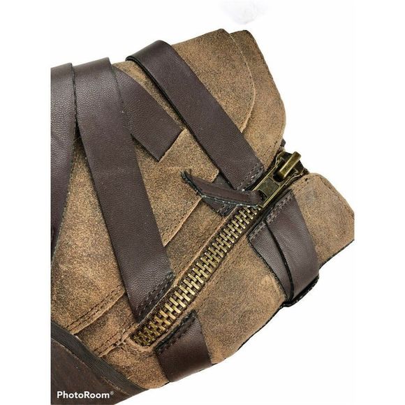 steve madden paiva brown leather western wear boot - Picture 4 of 9